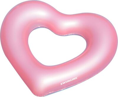 Swimline - Metallic Heart Pool Ring