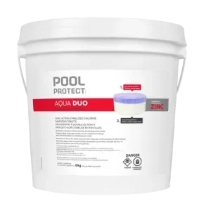 6KG Aqua Duo – 3 in 1 Chorine, Shock & Zinc 3″ Puck